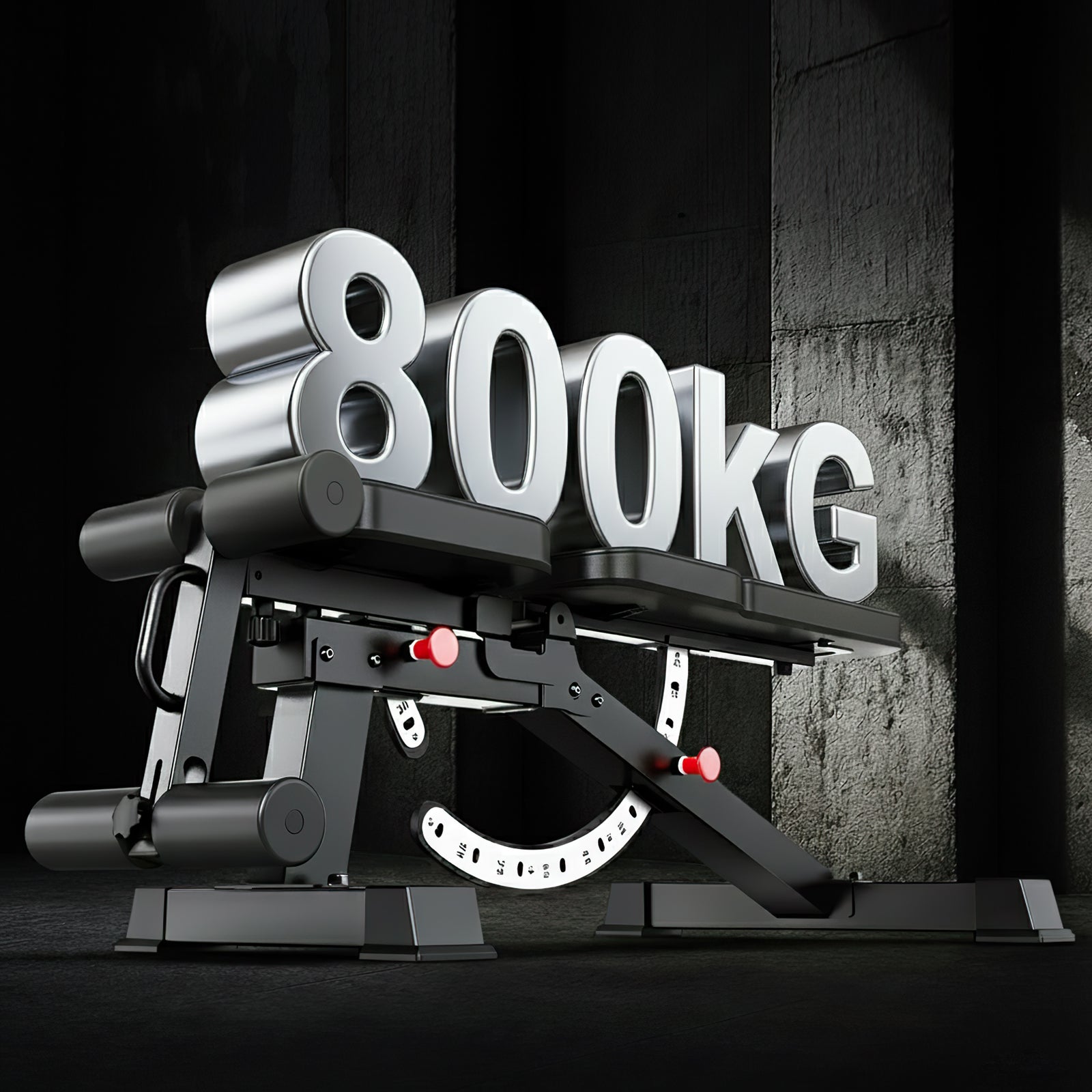 JOROTO MD65 Hantelbank – 800kg Kapazität, 27 Positionen & Profi-Stabilität