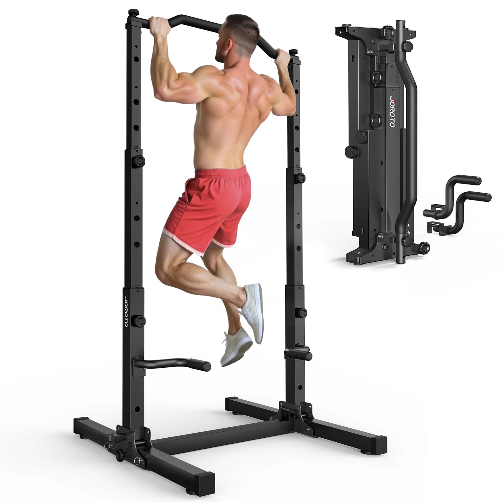 JOROTO JU30 Power Tower – Klappbare Klimmzugstation & Dip-Station