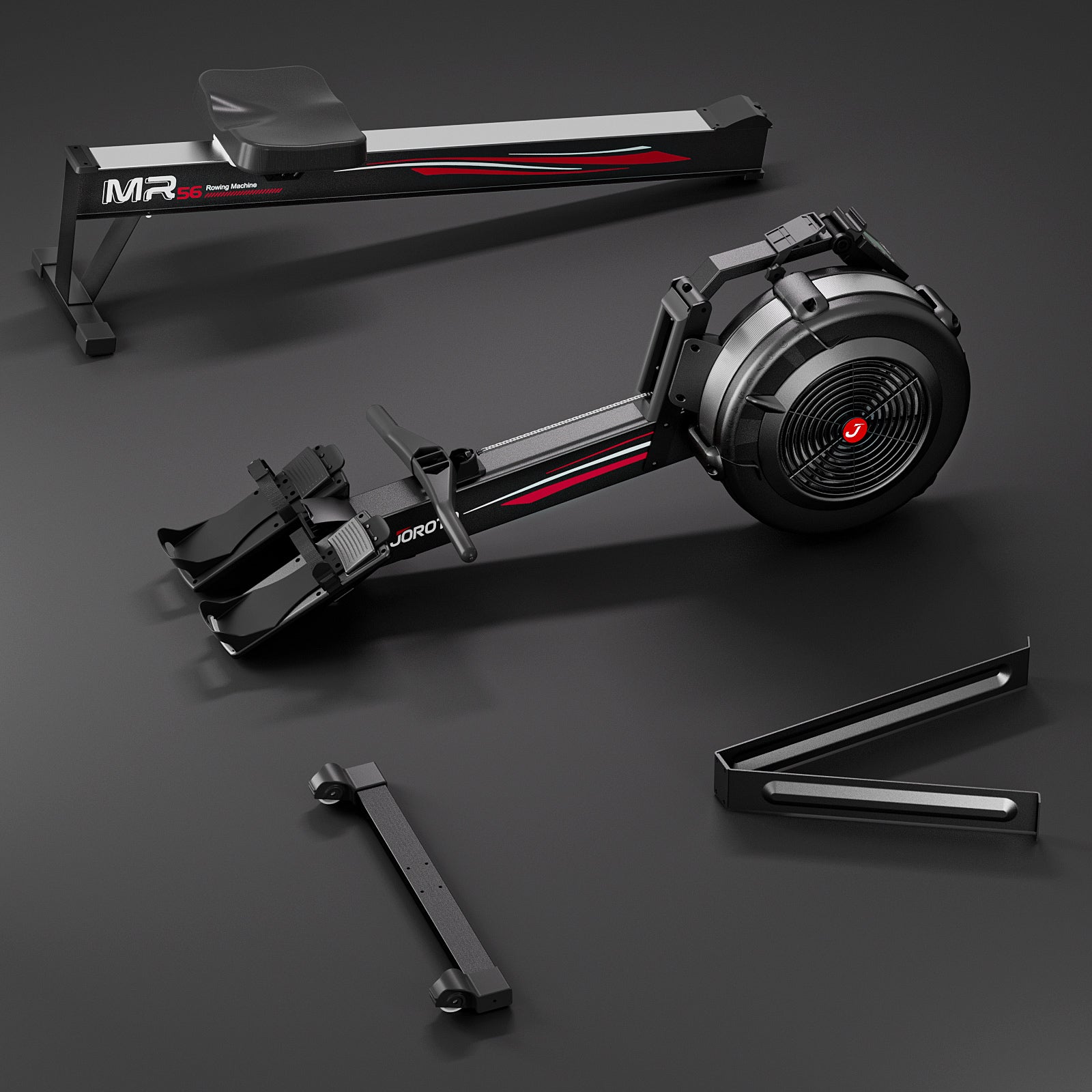 JOROTO MR56 Commercial-Style Luftwiderstand-Rudergerät – Profi-Performance