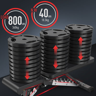 JOROTO MD60 Hantelbank – 360kg Kapazität, Klappbar & 99% Vormontiert