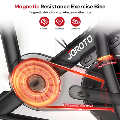 JOROTO JK10 Indoor Bike mit flüsterleiser Magnetbremse