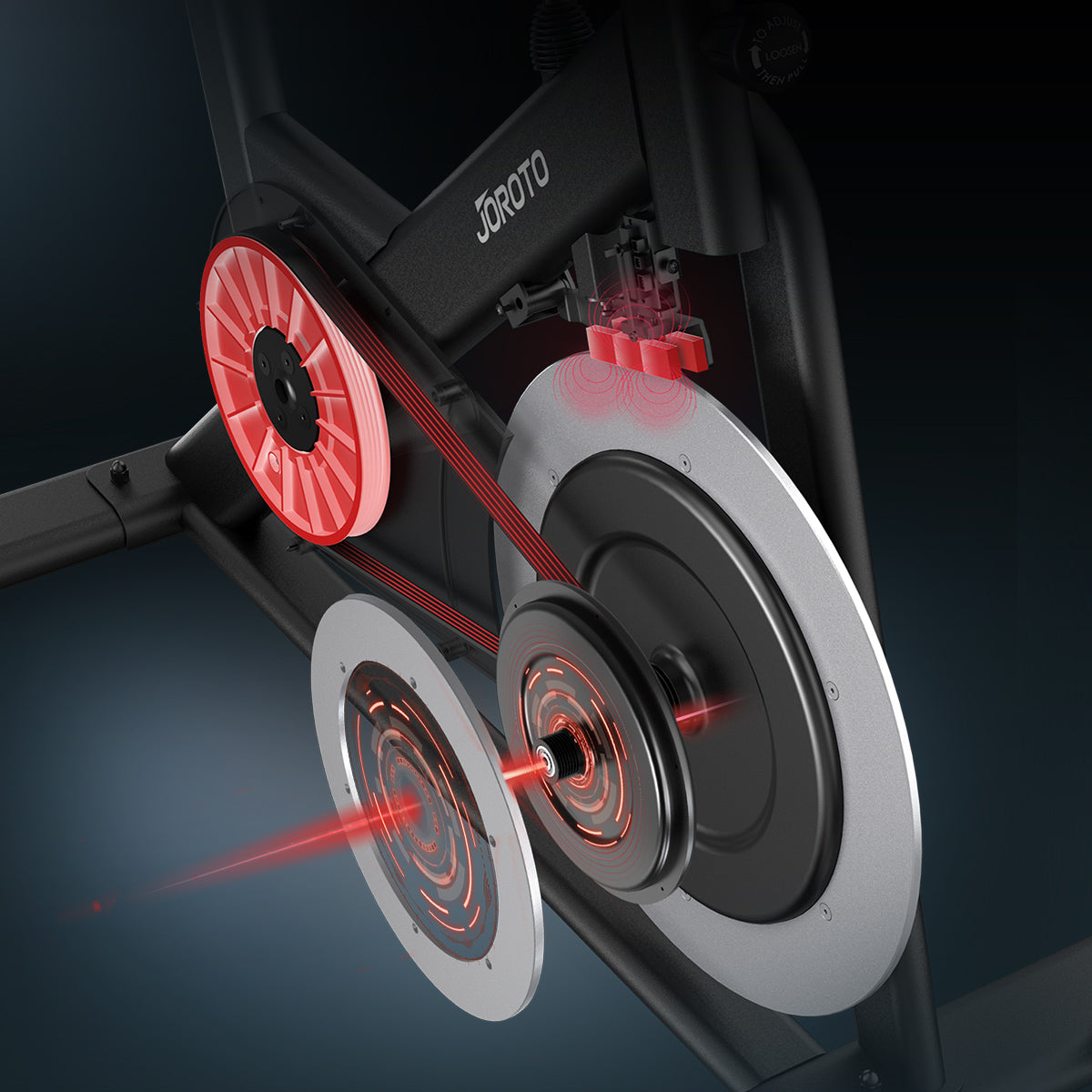JOROTO X4S Smart Bike mit elektromagnetischem Widerstand
