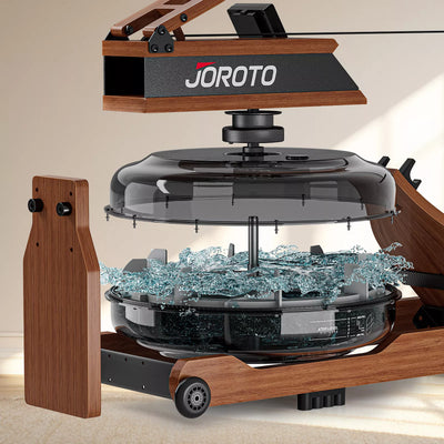 JOROTO MR380 Wasser-Rudergerät aus Eichenholz – Faltbar mit 28L Tank