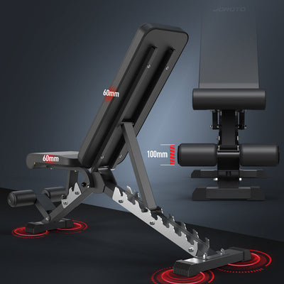 JOROTO MD60 Hantelbank – 360kg Kapazität, Klappbar & 99% Vormontiert