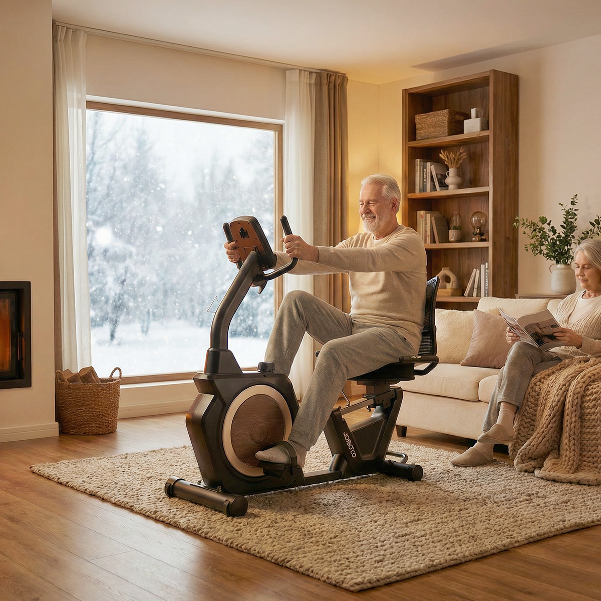 JOROTO JH50 Liegeheimtrainer mit 16 Widerstandsstufen und 180kg Belastbarkeit