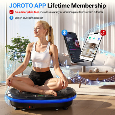 JOROTO JV80 4D Vibrationsplatte – Triple-Motor & Ganzkörpertraining
