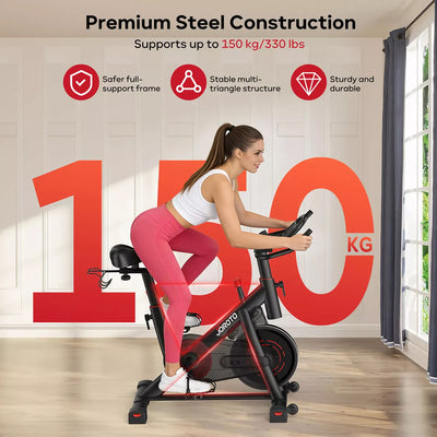 JOROTO JK10 Indoor Bike mit flüsterleiser Magnetbremse