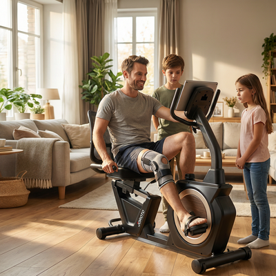 JOROTO JH50 Liegeheimtrainer mit 16 Widerstandsstufen und 180kg Belastbarkeit