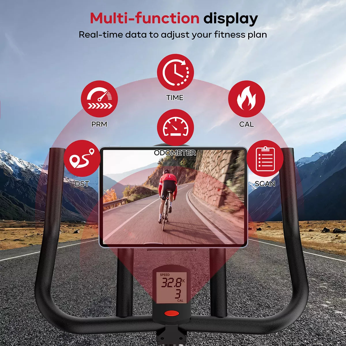 JOROTO JK10 Indoor Bike mit flüsterleiser Magnetbremse