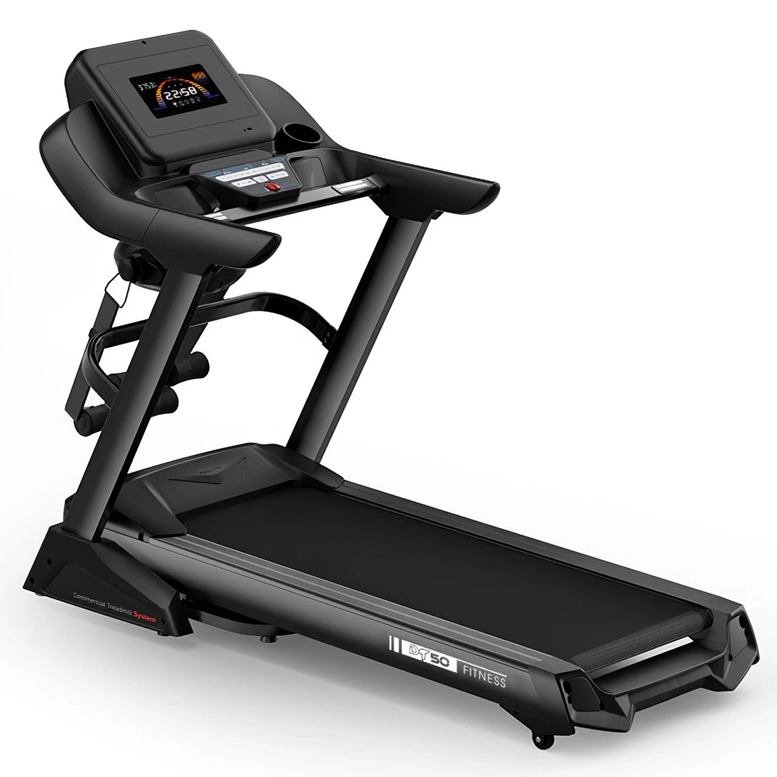 JOROTO DT50 Profi-Laufband – 22 km/h, 18 Stufen Elektrische Steigung & Massage-Station