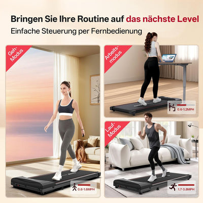JOROTO JW20 Kompaktes Walking Pad – 2,25 HP Motor & Fernbedienung